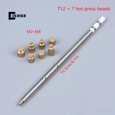 Phụ kiện in 3D T12 T65 C245 - Đầu hàn áp lực, Đầu hàn M4, Đai ốc nóng chảy - MỚI, Giá ưu đãi 140.690₫ 10