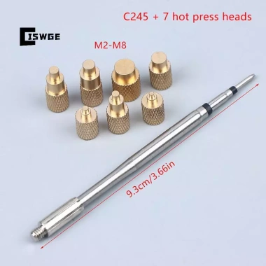 Phụ kiện in 3D T12 T65 C245 - Đầu hàn áp lực, Đầu hàn M4, Đai ốc nóng chảy - MỚI, Giá ưu đãi 140.690₫ 13