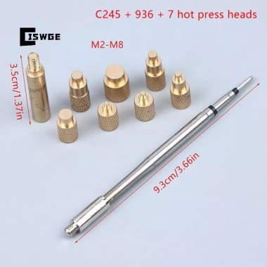 Phụ kiện in 3D T12 T65 C245 - Đầu hàn áp lực, Đầu hàn M4, Đai ốc nóng chảy - MỚI, Giá ưu đãi 140.690₫ 14