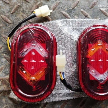 Phụ kiện LED xe điện ba bánh – Đuôi đèn, tín hiệu phanh, giải trí cho người cao tuổi