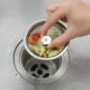 Phụ kiện lọc rác bồn rửa chén inox tay cầm, nút cao su siêu bền - Giá chỉ 13.000₫