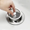 Phụ kiện lọc rác bồn rửa chén inox tay cầm, nút cao su siêu bền - Giá chỉ 13.000₫ 4