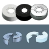 Phụ kiện mặt bích EHES - Vỏ trang trí tường & ống, thiết kế hiện đại, giá ưu đãi 21.647 VND 3