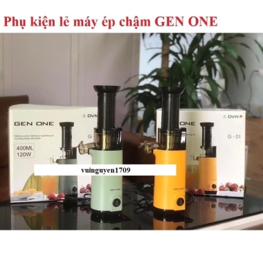 Phụ kiện Máy Ép Chậm Mini GEN ONE – Giá 146.000₫, giảm 23% Máy Ép Trái Cây Rau Củ