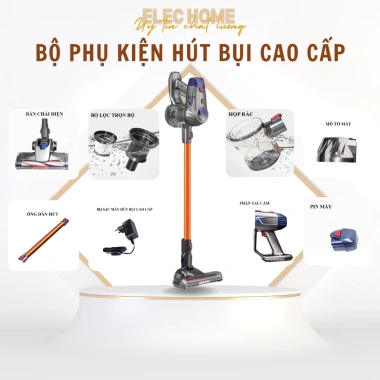 Phụ kiện máy hút bụi không dây cao cấp - Giảm còn 200.000 VND, pin lâu, hiệu suất mạnh