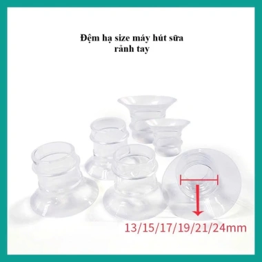 Phụ kiện máy hút sữa rảnh tay - Van mỏ vịt, đệm silicone hạ size, cup sữa chỉ 18.000đ 2