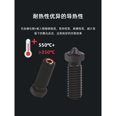 Phụ kiện máy in 3D E3D Volcano CHT - Vòi phun thép cứng ba lỗ siêu cứng, lưu lượng cao, chống mài mòn, chịu nhiệt YITZ - Giá chỉ 159.090 VND 2