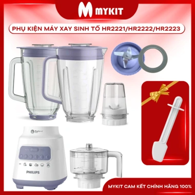 Phụ kiện máy xay sinh tố Philips HR2.221 HR2.222 HR2.223 700W - Giá chỉ 7.997 VND