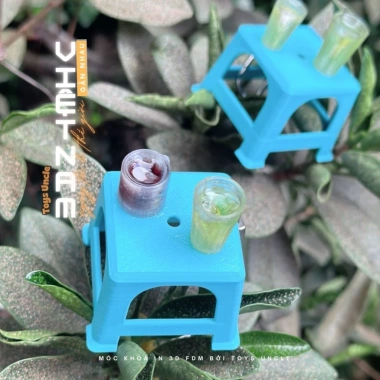 Phụ kiện móc khóa ghế đẩu trà đá cà phê vỉa hè In 3D FDM giảm còn 75.600₫ 3