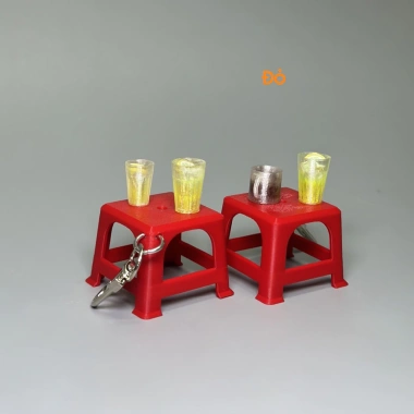 Phụ kiện móc khóa ghế đẩu trà đá cà phê vỉa hè In 3D FDM giảm còn 75.600₫ 8