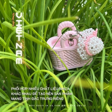 Phụ kiện móc khóa giỏ hoa Việt Nam Rực Rỡ - BST Góc Nhỏ 3D FDM, giá 97.200₫