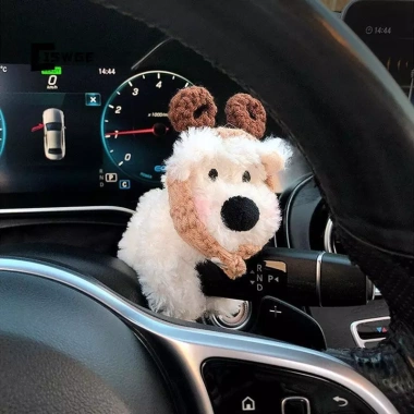 Phụ kiện ô tô trang trí chuyển số bánh răng, tín hiệu rẽ West Highland Dog, wiper, búp bê gương chiếu hậu 3 Phụ kiện ô tô trang trí chuyển số bánh răng, tín hiệu rẽ West Highland Dog, wiper, búp bê gương chiếu hậu 3