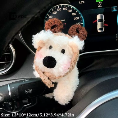 Phụ kiện ô tô trang trí chuyển số bánh răng, tín hiệu rẽ West Highland Dog, wiper, búp bê gương chiếu hậu 9 Phụ kiện ô tô trang trí chuyển số bánh răng, tín hiệu rẽ West Highland Dog, wiper, búp bê gương chiếu hậu 9
