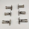 Phụ kiện ống nối trụ lan can cầu thang thép không gỉ - góc xoay, giá đỡ ống vuông tròn HK2Y 3