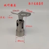 Phụ kiện ống nối trụ lan can cầu thang thép không gỉ - góc xoay, giá đỡ ống vuông tròn HK2Y 4