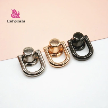 Phụ kiện phần cứng Túi đeo nhẫn D dạng chữ D - Khóa kim loại, kẹp bên, dây chuyền & tay cầm kết nối - Giá chỉ 35.856₫