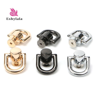 Phụ kiện phần cứng Túi đeo nhẫn D dạng chữ D - Khóa kim loại, kẹp bên, dây chuyền & tay cầm kết nối - Giá chỉ 35.856₫