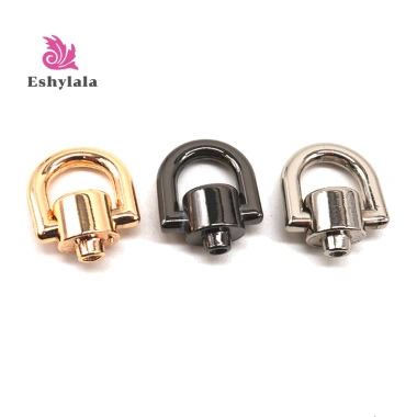 Phụ kiện phần cứng Túi đeo nhẫn D dạng chữ D - Khóa kim loại, kẹp bên, dây chuyền & tay cầm kết nối - Giá chỉ 35.856₫