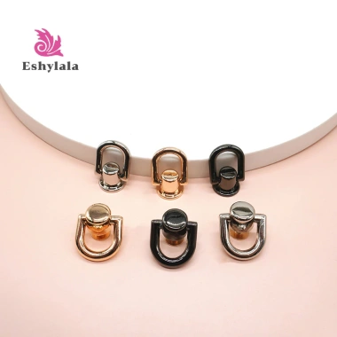 Phụ kiện phần cứng Túi đeo nhẫn D dạng chữ D - Khóa kim loại, kẹp bên, dây chuyền & tay cầm kết nối - Giá chỉ 35.856₫