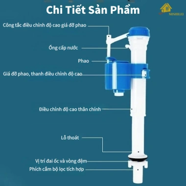 Phụ kiện phao nhựa chịu áp lực lớn cho bồn cầu, cấp nước nhanh, giá 32.500₫ 2 Phụ kiện phao nhựa chịu áp lực lớn cho bồn cầu, cấp nước nhanh, giá 32.500₫ 2
