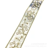 Phụ kiện retro thêu sequin ren vàng phong cách dân tộc 5.5cm - OLAX 5