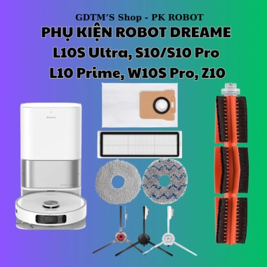 Phụ kiện robot Dreame L10S, S10, W10S - Chổi, bộ lọc, giẻ lau, túi bụi 15.000đ