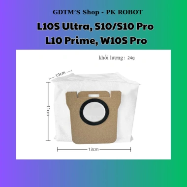 Phụ kiện robot Dreame L10S, S10, W10S - Chổi, bộ lọc, giẻ lau, túi bụi 15.000đ 5 Phụ kiện robot Dreame L10S, S10, W10S - Chổi, bộ lọc, giẻ lau, túi bụi 15.000đ 5