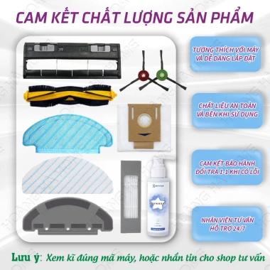Phụ kiện robot hút bụi HOÀNG HÀ T8 Aivi - Giá 28.000₫, chất lượng cao T8 series 2