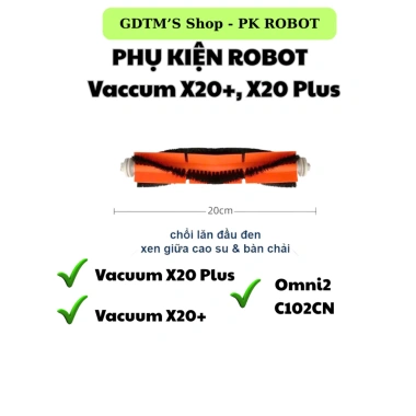 Phụ kiện Robot hút bụi Xiàomì X20 Plus Gen2 & Mijia Omni2: Chổi, Khăn, Lọc HEPA, Túi - 16.000₫