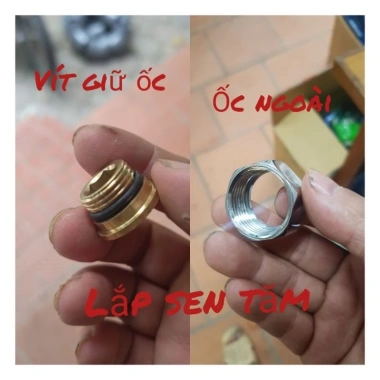 Phụ kiện sen tắm Ốc chân sen - Giá siêu ưu đãi 20.680đ, chất liệu bền, lắp nhanh
