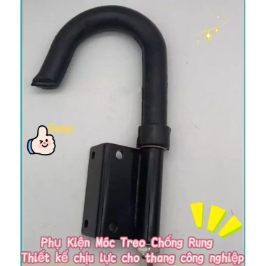 Phụ kiện thang hợp kim nhôm đơn thẳng An toàn, chống trượt, móc cầu thang lên xuống
