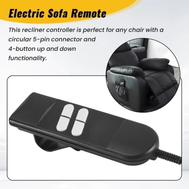 Phụ kiện thay thế Remote ghế sofa điện 5 chân 4 nút cho OKIN LIMOSS Pride Golden Berkline - Giá 235.400₫ 5 Phụ kiện thay thế Remote ghế sofa điện 5 chân 4 nút cho OKIN LIMOSS Pride Golden Berkline - Giá 235.400₫ 5
