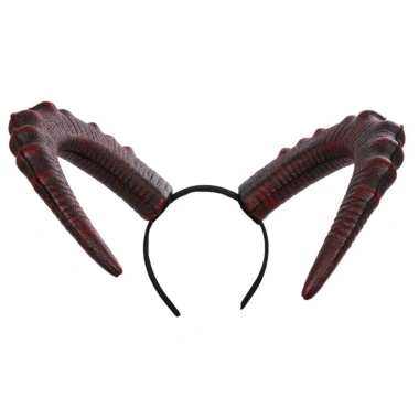 Phụ kiện tóc cosplay Halloween màu đen đỏ sừng ác quỷ - Giá chỉ 119.400 cho carnival và party 5