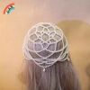Phụ kiện tóc lưới - Dây chuyền mũ ngọc trai làm tay, trang trí cô dâu, giá 120k VN 4