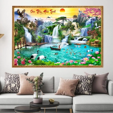 Phụ kiện trang trí Tết 2.026 - Đồ decor phông nền 6D Xuân Bính Ngọ TET01-BIATON, chỉ 158.000₫ 3