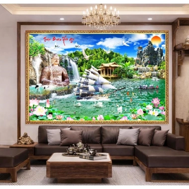 Phụ kiện trang trí Tết 2.026 - Đồ decor phông nền 6D Xuân Bính Ngọ TET01-BIATON, chỉ 158.000₫ 4