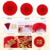 Phụ Kiện Trang Trí Tết 2.026 Quạt Giấy Đỏ Nhiều Size Giá Ưu Đãi 15.000đ 4