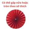 Phụ Kiện Trang Trí Tết 2.026 Quạt Giấy Đỏ Nhiều Size Giá Ưu Đãi 15.000đ 10