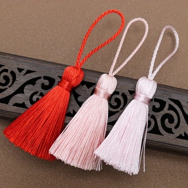 Phụ kiện tua rua treo trang trí đa năng, đánh dấu trang, túi quà, đèn lồng - Giá chỉ 66.000đ 6