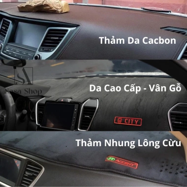 Phụ Kiện VinFast VF5 Cao Cấp: Bệ Tỳ Tay USB, Thảm Taplo, Lót Sàn Cao Su, Bọc Vô Lăng - 219.000đ
