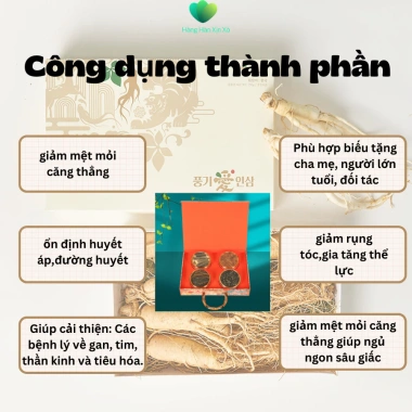 Phúc Lộc Tứ Bảo - Hộp Quà Tết Bồi Bổ Sức Khỏe 4 Thảo Dược Nấm Bụng Dê, Linh Chi, Hồng Sâm, Kỷ Tử Đen Giá 999k 3