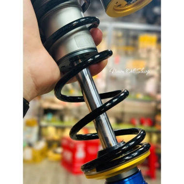 Phục Nitron Đông Nam Á lò xo đen núm xanh - Phù hợp SHVN 125/150/160, giảm 21% 4