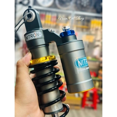 Phục Nitron Đông Nam Á lò xo đen núm xanh - Phù hợp SHVN 125/150/160, giảm 21% 5