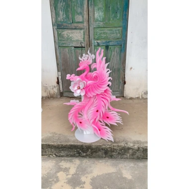 Phụng xốp dẻo 5 đuôi cao 80cm – 1 cặp không kem, kèm hoa trang trí Tết lễ hội 7 Phụng xốp dẻo 5 đuôi cao 80cm – 1 cặp không kem, kèm hoa trang trí Tết lễ hội 7