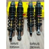 Phuộc ATR mod RCB đen ty vàng - Dòng WAVE/DREAM, SIRIUS, giảm giá chỉ 990.000₫