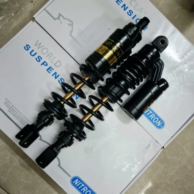Phuộc nhún sau Nitron bình dầu Full đen cho xe Sh Việt - Giá ưu đãi 1.79tr