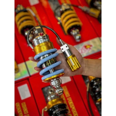 Phuộc REDLEO HPA chính hãng cho EX135, EX150 - Tăng chỉnh lò xo, tặng móc khóa