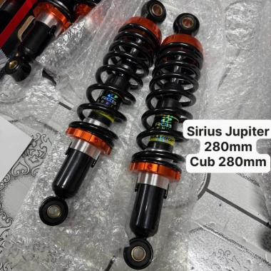 Phuộc sau full đen Sirius Jupiter Taurus Cub 280mm - Giá chỉ 328.000 VND, giảm từ 426.400 VND 3 Phuộc sau full đen Sirius Jupiter Taurus Cub 280mm - Giá chỉ 328.000 VND, giảm từ 426.400 VND 3