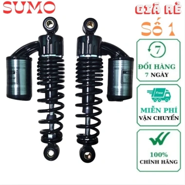 Phuộc sau xe đạp điện 23cm giảm sóc bình dầu đàn hồi êm cao cấp - SUMO giá ưu đãi 329k