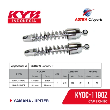 Phuộc Thay Thế KYB Zeto KYOC-1.190Z cho Yamaha Jupiter - Giá 633.000 VNĐ, giảm 20% 5